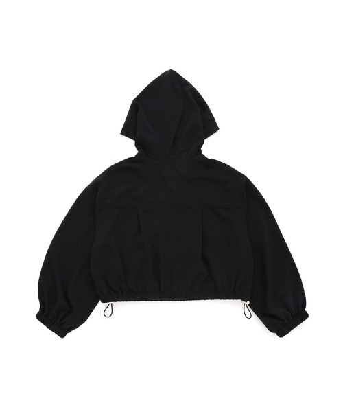 JENNI love（ジェニィラブ）の「ロゴテープシアーパーカー（パーカー・キッズ・ブラック/ミント/オフホワイト・160cm/150cm/140cm/130cm）」の17枚目の写真