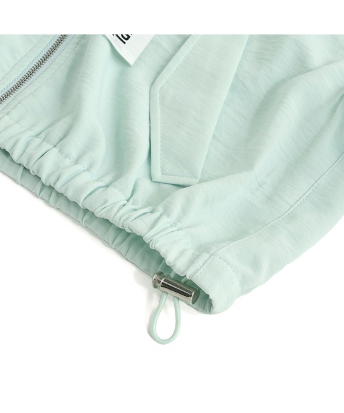 JENNI love（ジェニィラブ）の「ロゴテープシアーパーカー（パーカー・キッズ・ブラック/ミント/オフホワイト・160cm/150cm/140cm/130cm）」の5枚目の写真