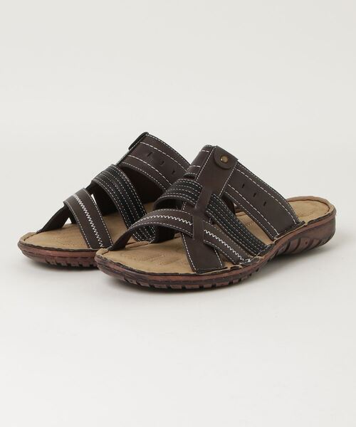 BARNSsohostreet（バーンズソーホーストリート）の「Liberty Duck リバティダック サンダル JMC8276（サンダル・メンズ・ホワイト/ブラウン/ブラック・M/L/LL/S）」の3枚目の写真