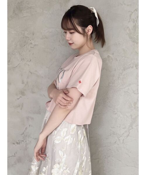 dazzlin（ダズリン）の「【POLO BCS コラボ】コンパクトロゴTシャツ（Tシャツ/カットソー・レディース・オフホワイト/ブラック/ピンク・FREE）」の21枚目の写真