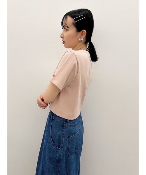 dazzlin（ダズリン）の「【POLO BCS コラボ】コンパクトロゴTシャツ（Tシャツ/カットソー・レディース・オフホワイト/ブラック/ピンク・FREE）」の16枚目の写真