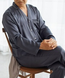 kaimin navi（カイミンナビ）の「kaimin navi 快眠ナビ パジャマ 長袖長パンツ シルク100%（ルームウェア/パジャマ）」