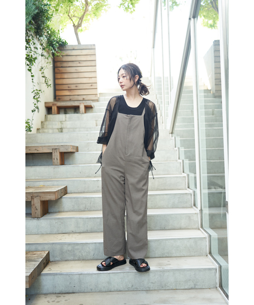 Rouge vif Anna(ルージュヴィフアンナ)の「2WAYチュールシアーブラウス(シャツ/ブラウス・レディース・ブラウン/グレー/ブラック・フリー)」の17枚目の写真