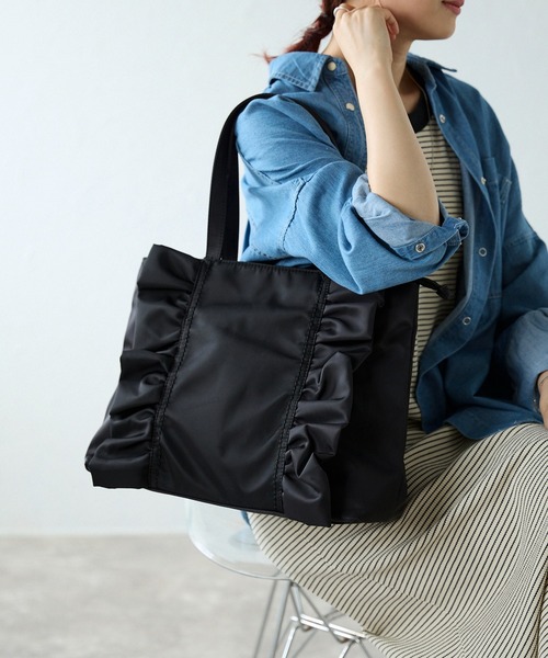 【缶バッチ付】PORTER トートバッグ A4 クリーム ナイロン ブラック 缶バッチ付】PORTER トートバッグ A4 クリーム ナイロン ブラック 缶