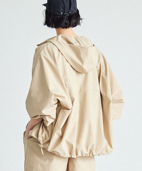 for/c（フォーシー）の「[for/c and]速乾フード付きジャケット(ユニセックス)【サスティナブル】（その他アウター・レディース・ベージュ/ブラック/ホワイト・3/2/1/4）」の15枚目の写真