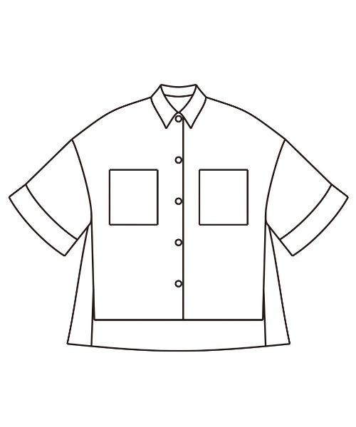 IEDIT(イディット)の「IEDIT 接触冷感素材が快適な シアーハーフスリーブシャツ(シャツ/ブラウス・レディース・ピンクベージュ・MEDIUM/X-LARGE/XX-LARGE/LARGE/XXX-LARGE/SMALL)」の9枚目の写真