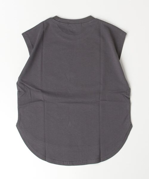 セール】オーバーサイズ ノースリーブプリントTシャツ（タンク