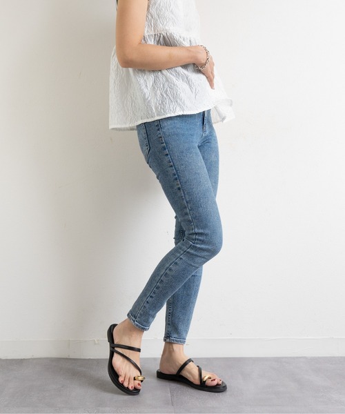 Fabby fabby（ファビィーファビィー）の「フラットメタルトングサンダル（サンダル・レディース・ブラウン/ホワイト/ブラック・MEDIUM/LARGE/SMALL）」の22枚目の写真