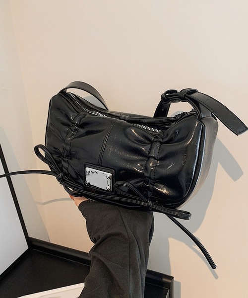 【Gentlewoman】BOW STRAP SHOULDER BAG リボンショルダーバッグ ショルダーバッグ バッグ リボンポイントショルダーバック