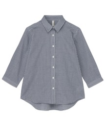 TOKYO SHIRTS | 綿100% Wガーゼ レギュラーカラー 七分袖カジュアルシャツ(シャツ/ブラウス)