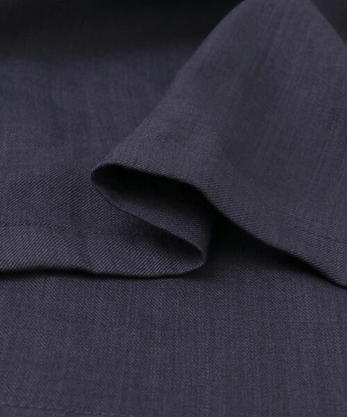 ITEMS URBANRESEARCH(アイテムズ アーバンリサーチ)の「『吸水速乾/イージーケア/UVカット』『セットアップ対応』高機能ツイル オープンカラー半袖シャツ(シャツ/ブラウス・メンズ・ネイビー/ブラック/チャコールグレー/ブルー系その他・MEDIUM/LARGE)」の14枚目の写真