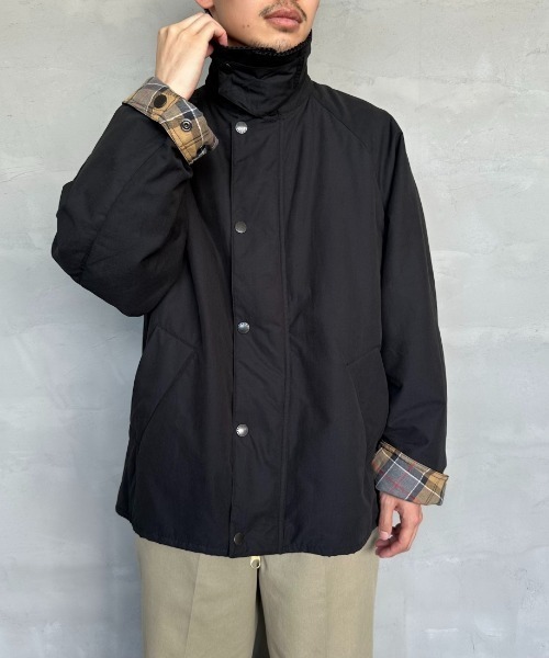 Barbour（バブアー）の「[Barbour/バブアー] 別注 中綿入り TRANSPORT トランスポートジャケット（その他アウター・レディース・グレー/カーキ/ブラック・40/38/36/34/42）」の8枚目の写真