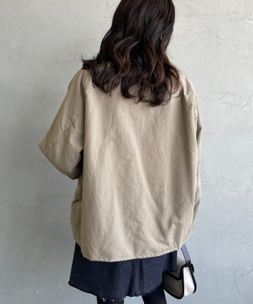 Barbour（バブアー）の「[Barbour/バブアー] 別注 中綿入り TRANSPORT トランスポートジャケット（その他アウター・レディース・グレー/カーキ/ブラック・40/38/36/34/42）」の4枚目の写真