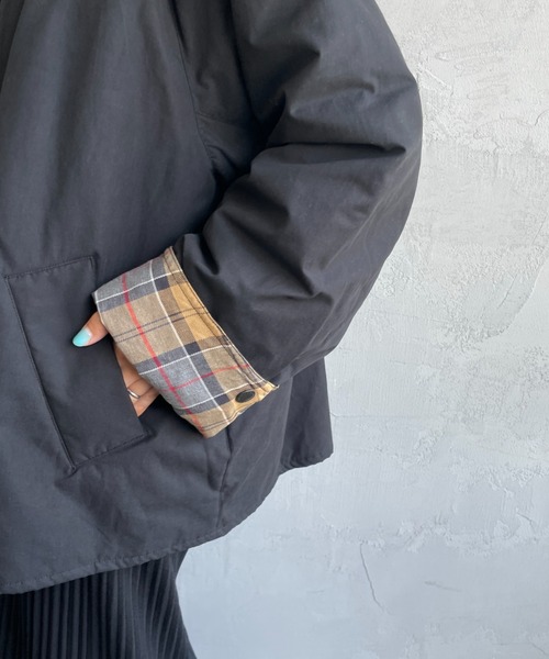 Barbour（バブアー）の「[Barbour/バブアー] 別注 中綿入り TRANSPORT トランスポートジャケット（その他アウター・レディース・グレー/カーキ/ブラック・40/38/36/34/42）」の12枚目の写真