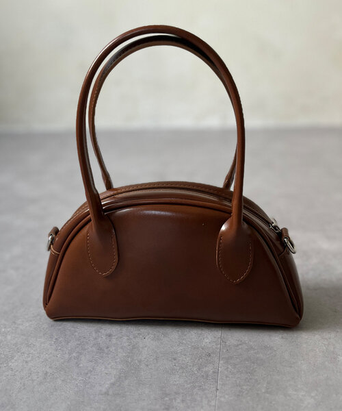 Chez toi（シェトワ）の「コンパクトラウンドBAG（トートバッグ・レディース・ボルドー/キャメル/ブラック・FREE）」の15枚目の写真