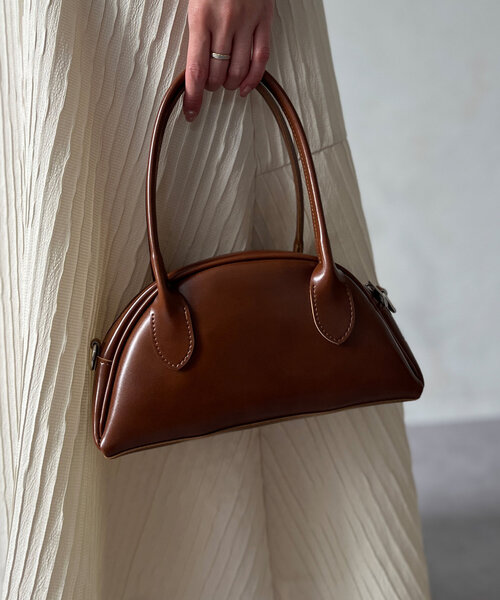 Chez toi（シェトワ）の「コンパクトラウンドBAG（トートバッグ・レディース・ボルドー/キャメル/ブラック・FREE）」の17枚目の写真