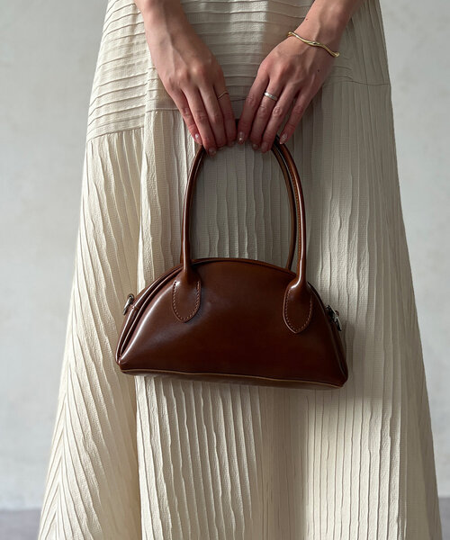 Chez toi（シェトワ）の「コンパクトラウンドBAG（トートバッグ・レディース・ボルドー/キャメル/ブラック・FREE）」の18枚目の写真