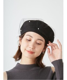 SNIDEL（スナイデル）の「パールチュールベレー（ハンチング/ベレー帽