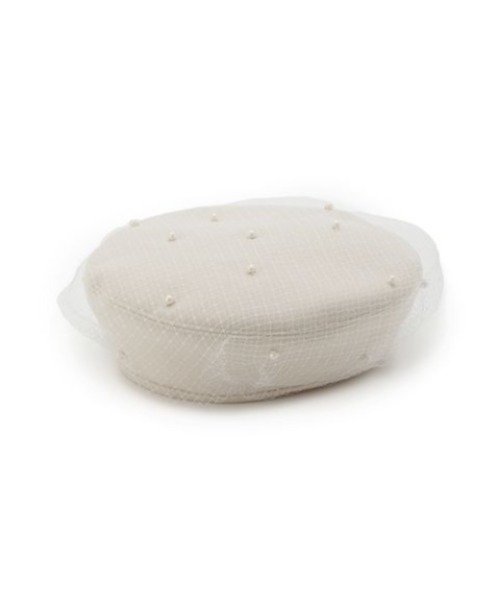 SNIDEL（スナイデル）の「パールチュールベレー（ハンチング/ベレー帽・レディース・ブラック/アイボリー・FREE）」の11枚目の写真