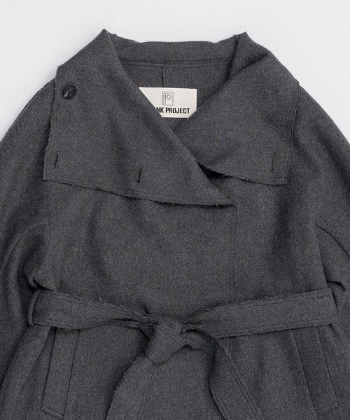 PRANK PROJECT（プランクプロジェクト）の「ハイネックコート / High Neck Coat（その他アウター・レディース・ブラック/グレー・FREE）」の8枚目の写真