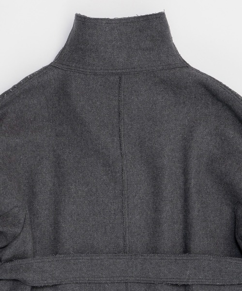 PRANK PROJECT（プランクプロジェクト）の「ハイネックコート / High Neck Coat（その他アウター・レディース・ブラック/グレー・FREE）」の9枚目の写真