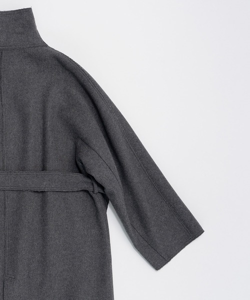 PRANK PROJECT（プランクプロジェクト）の「ハイネックコート / High Neck Coat（その他アウター・レディース・ブラック/グレー・FREE）」の15枚目の写真