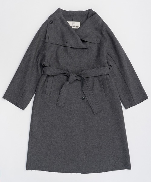 PRANK PROJECT（プランクプロジェクト）の「ハイネックコート / High Neck Coat（その他アウター・レディース・ブラック/グレー・FREE）」の6枚目の写真