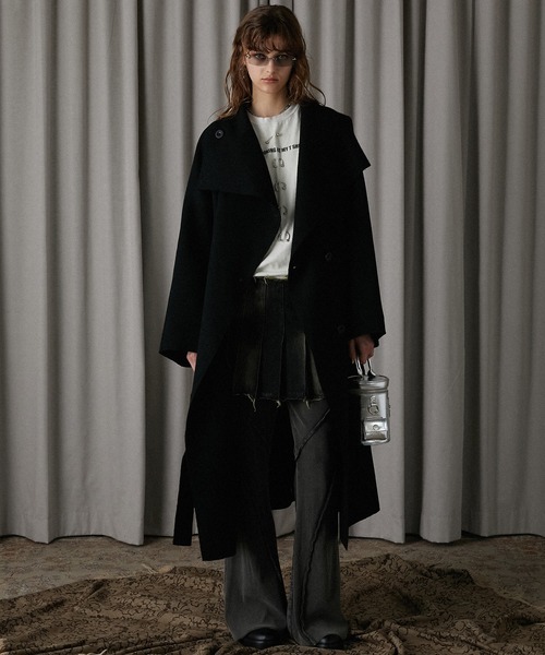 PRANK PROJECT（プランクプロジェクト）の「ハイネックコート / High Neck Coat（その他アウター・レディース・ブラック/グレー・FREE）」の17枚目の写真