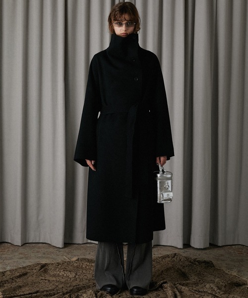 PRANK PROJECT（プランクプロジェクト）の「ハイネックコート / High Neck Coat（その他アウター・レディース・ブラック/グレー・FREE）」の20枚目の写真