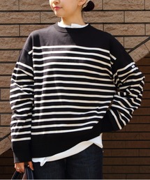 ORCIVAL/オーシバル パネルボーダーロングスリーブスウェット BORDER LONG SLEEVE SWEAT OR-C0344 PNB