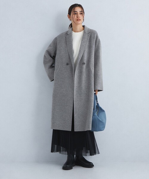 green label relaxing（グリーンレーベルリラクシング）の「リバー チェスター コート（チェスターコート・レディース・グレー/ベージュ/ネイビー・FREE）」の16枚目の写真