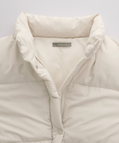 セール】【nui nullu】2WAYスタンドカラー中綿ショートジャケット
