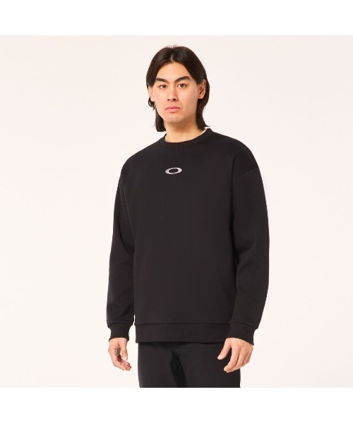 OAKLEY（オークリー）の「オークリー EN FOUNDATIONAL FLEECE CREW 2.0 フリース/トレーナー/ TRAINING スポーツ・トレーニング・ライフスタイル/ OAKLEY（ニット/セーター・メンズ・パープル/グレー/ブルー/ブラック・L/M/S/XL）」の2枚目の写真