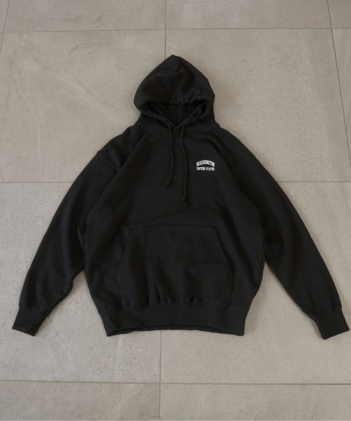 ANGIE（アンジー）の「ワンポイント 刺繍 スウェット フーディー