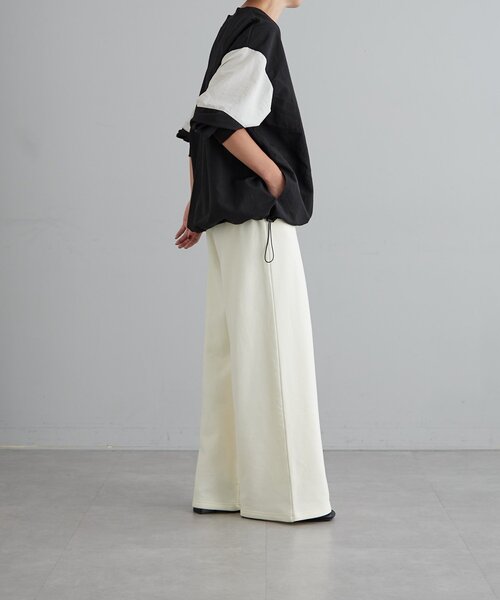 【セール】ナイロンVネックピステ（シャツ/ブラウス）｜earthy（アーシー）