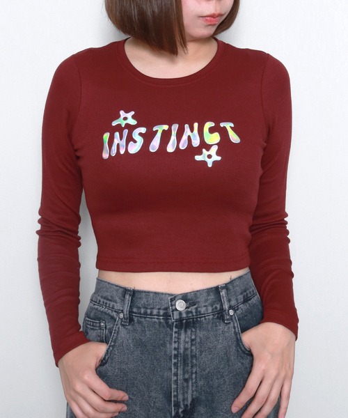 sevens(セブンズ)の「【sevens】オーロラロゴちびロンティ(Tシャツ/カットソー・レディース・ブラック/ブルー/チャコールグレー/ボルドー・FREE)」の11枚目の写真