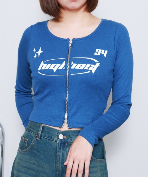 sevens(セブンズ)の「【sevens】オーロラロゴちびロンティ(Tシャツ/カットソー・レディース・ブラック/ブルー/チャコールグレー/ボルドー・FREE)」の16枚目の写真