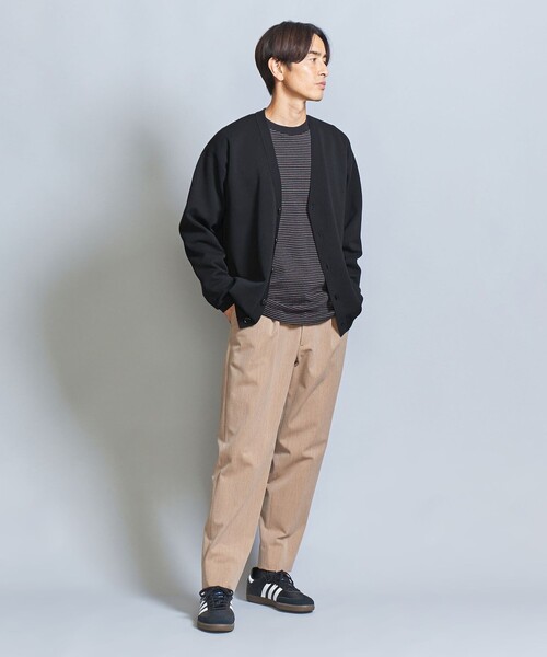 BEAUTY&YOUTH UNITED ARROWS（ビューティーアンドユースユナイテッドアローズ）の「モダン ミラノリブ Vネック カーディガン ‐ウォッシャブル‐（カーディガン/ボレロ・メンズ・オレンジ系その他/グレー/ブラック・S/M/L/XL）」の8枚目の写真