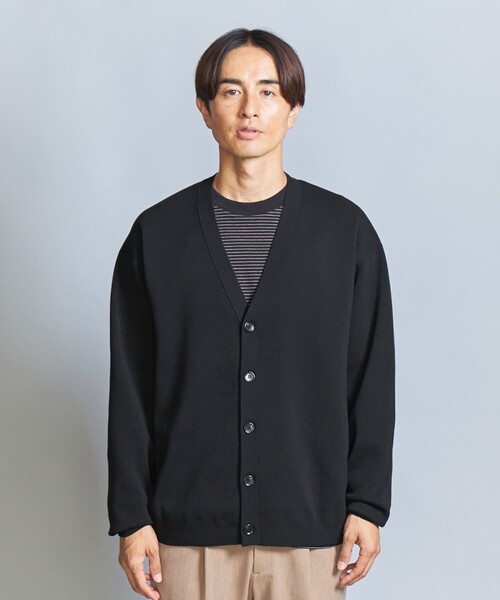BEAUTY&YOUTH UNITED ARROWS（ビューティーアンドユースユナイテッドアローズ）の「モダン ミラノリブ Vネック カーディガン ‐ウォッシャブル‐（カーディガン/ボレロ・メンズ・オレンジ系その他/グレー/ブラック・S/M/L/XL）」の11枚目の写真