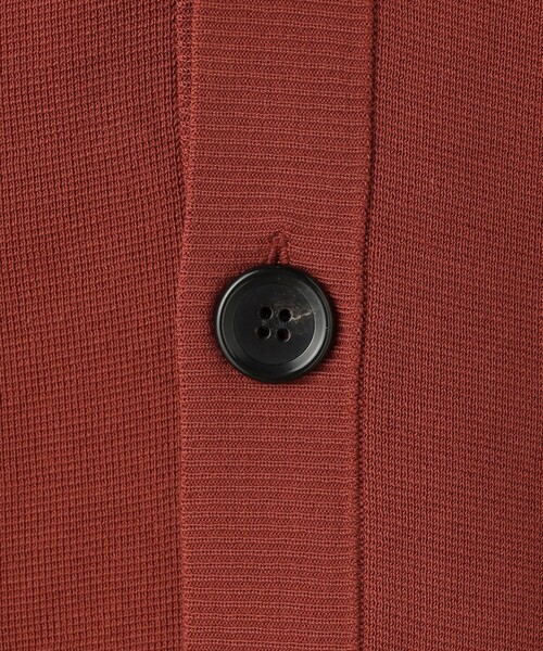 BEAUTY&YOUTH UNITED ARROWS（ビューティーアンドユースユナイテッドアローズ）の「モダン ミラノリブ Vネック カーディガン ‐ウォッシャブル‐（カーディガン/ボレロ・メンズ・オレンジ系その他/グレー/ブラック・S/M/L/XL）」の18枚目の写真