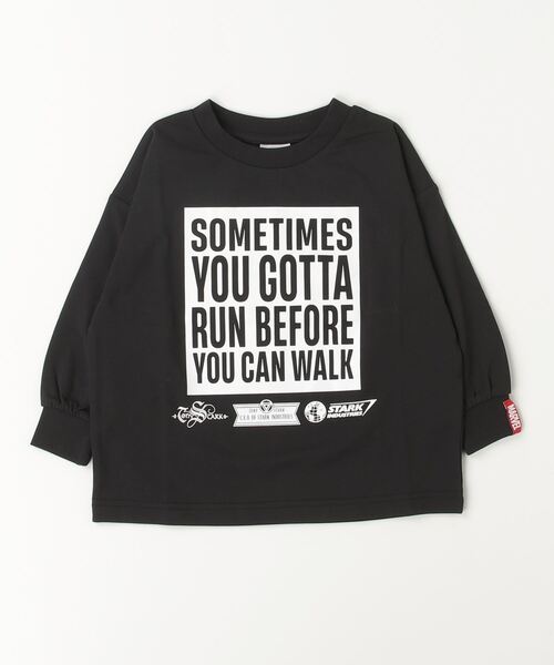 MARVEL（マーベル）の「マーベル MARVEL グラフィックロングTシャツ BOX（Tシャツ/カットソー・キッズ・ホワイト/ブラック・100cm/110cm/120cm/130cm/140cm/150cm/160cm）」の2枚目の写真