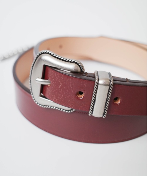 Wrangler（ラングラー）の「Wrangler / WESTERN BELT / WA1001（ベルト・メンズ・ワイン/ブラック・FREE）」の5枚目の写真