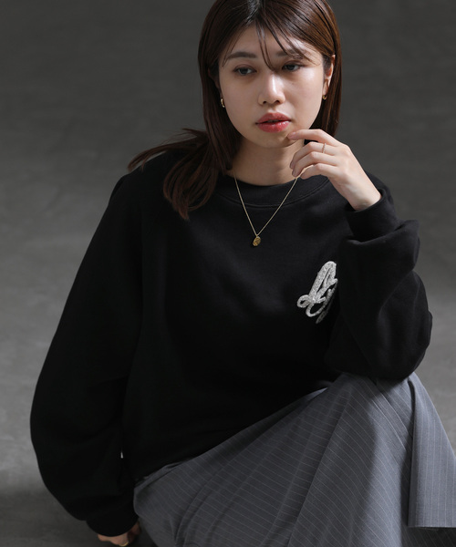 La TOTALITE(ラトータリテ)の「レタード裏毛プルオーバー(Tシャツ/カットソー・レディース・ブラウン/グレー/ブラック・FREE)」の7枚目の写真