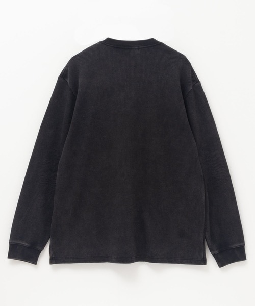 Mac-House(マックハウス)の「GOODCREW ワッフルヘンリーロングスリーブT(Tシャツ/カットソー・メンズ・ブラック/グレー/ネイビー・M/L/XL)」の7枚目の写真