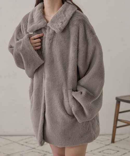 フェイクファーコート/WEB/EC限定商品（その他アウター）｜Ambre