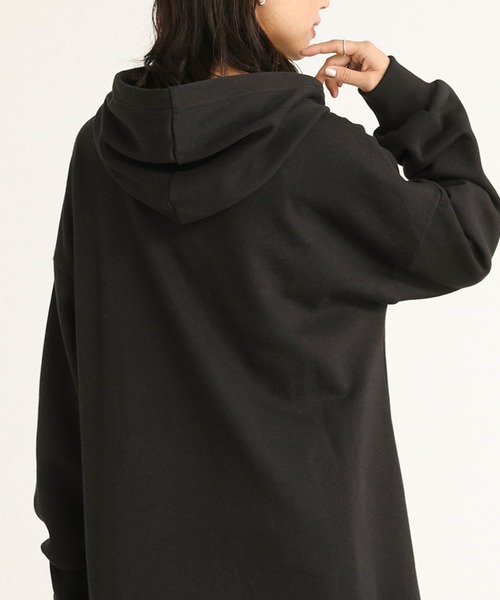 n'OrLABEL（ノアールレーベル）の「『裏起毛フードワンピース』（ワンピース・レディース・ブラック/ブルーグリーン/アイボリー・FREE）」の21枚目の写真