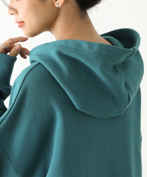 n'OrLABEL（ノアールレーベル）の「『裏起毛フードワンピース』（ワンピース・レディース・ブラック/ブルーグリーン/アイボリー・FREE）」の19枚目の写真