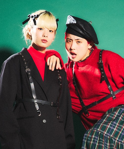 PUNYUS(プニュズ)の「ハトメハーネスベルト(ベルト・レディース・ブラック・2/4)」の7枚目の写真