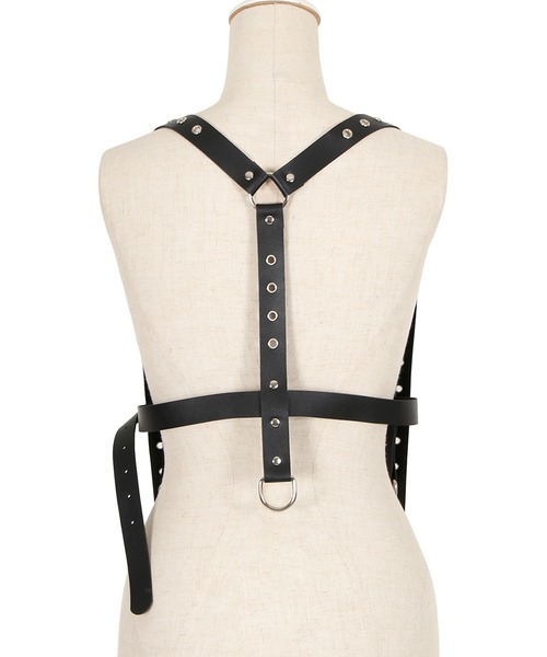 PUNYUS(プニュズ)の「ハトメハーネスベルト(ベルト・レディース・ブラック・2/4)」の11枚目の写真