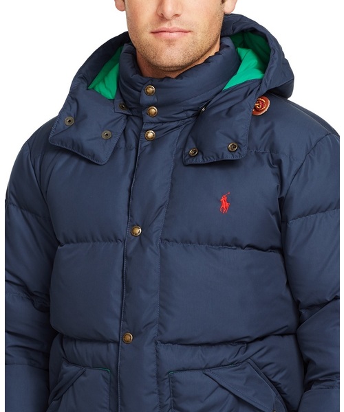 POLO RALPH LAUREN(ポロ ラルフ ローレン)の「キルテッド ダウン コート(ダウンジャケット/コート・メンズ・ブラック/ネイビー/グリーン・LARGE/MEDIUM/SMALL/X-LARGE/X-SMALL)」の9枚目の写真
